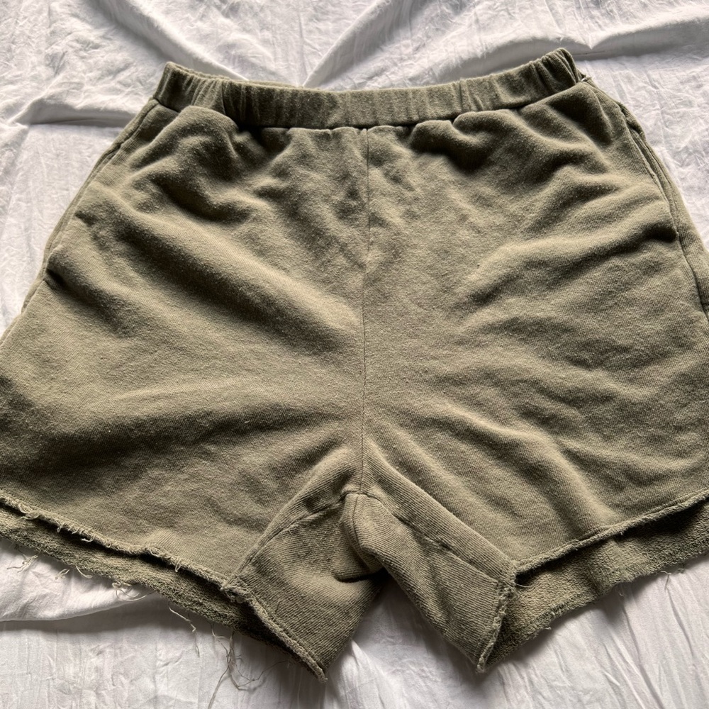 Shein Green sweat-shorts